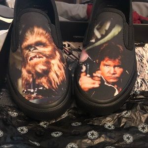Star Wars Sperry slip on Chewbacca and Han Solo